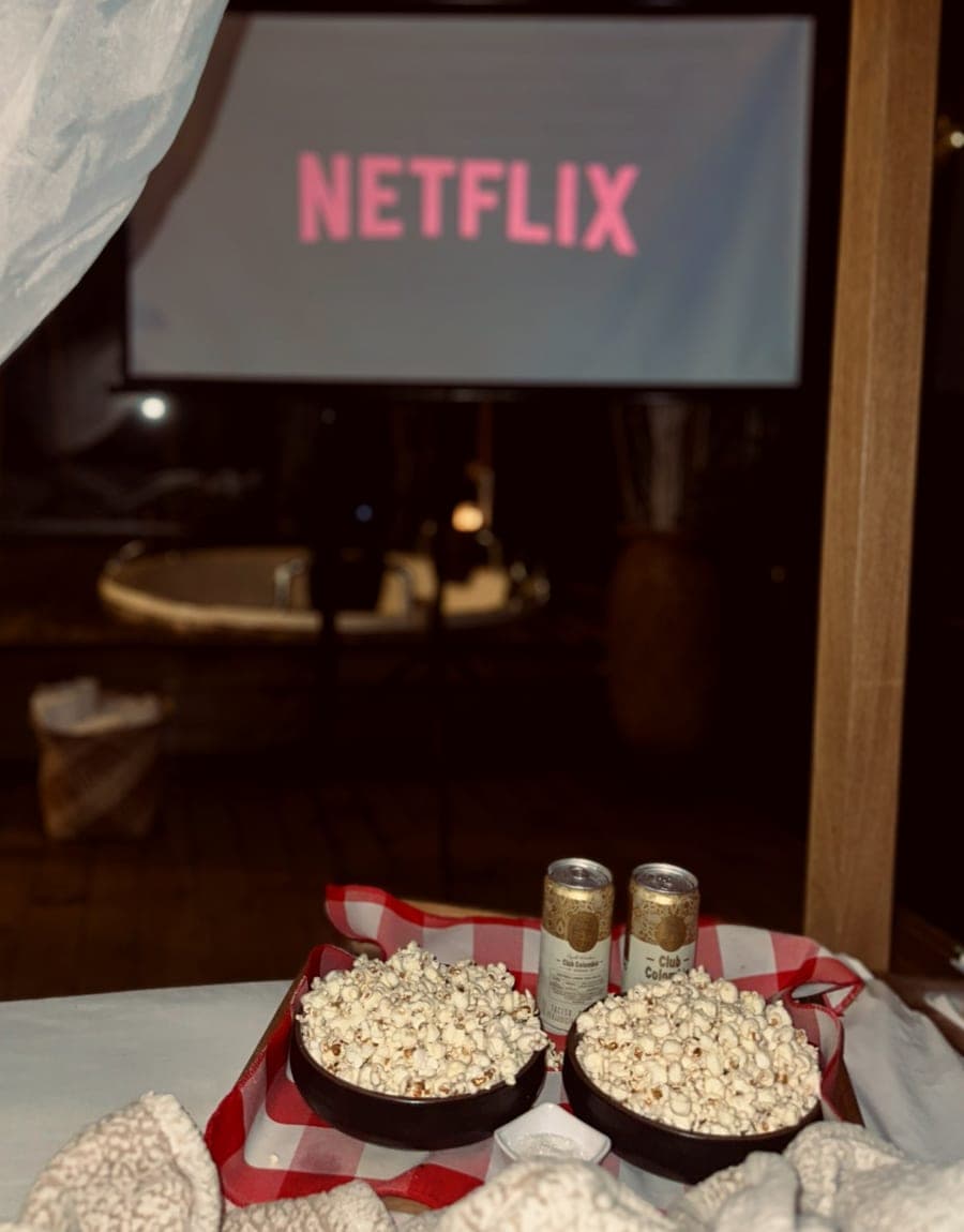 Cine en la cabaña